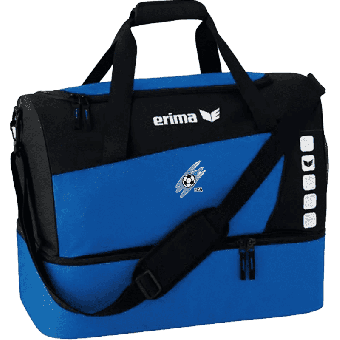 FC Affoltern a/Albis Erima Cub 5 Tasche mit Bodenfach | Unisex Royal Schwarz in royal schwarz 