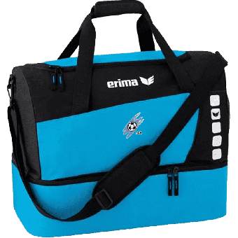FC Affoltern a/Albis Erima Cub 5 Tasche mit Bodenfach | Unisex Curacao Schwarz in curacao schwarz 