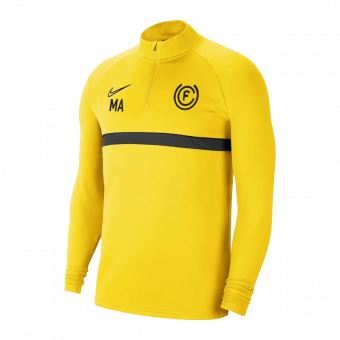 FC Unterstrass Nike Academy 21 Drill Top | Kinder in gelb 