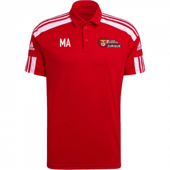 Benfica Club adidas Squadra 21 Poloshirt | Kinder in rot 