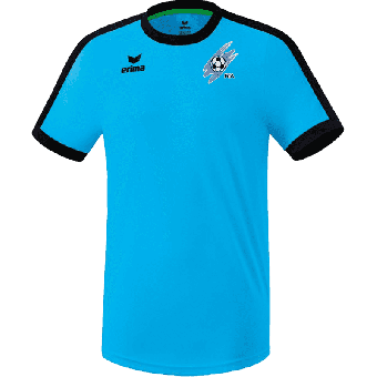 FC Affoltern a/Albis Erima Retro Star Trikot | Erwachsene in Curacao Schwarz M